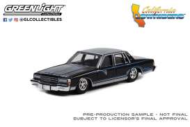 Chevrolet  - Caprice 1987 black - 1:64 - GreenLight - 63010D - gl63010D | Toms Modelautos