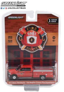 Ram  - 3500 Dually 2017 red - 1:64 - GreenLight - 67010E - gl67010E | Toms Modelautos