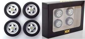 Wheels &amp; tires  - black - 1:18 - KK - Scale - acc007 - kkdcacc007 | Toms Modelautos