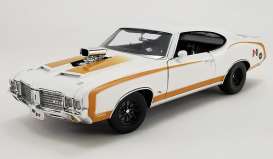 Oldsmobile  - 442 *Hurst* 1972 white/gold - 1:18 - Acme Diecast - A1805620 - acme1805620 | Toms Modelautos