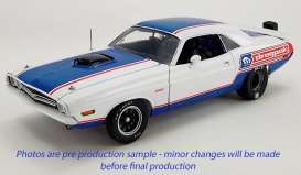 Dodge  - Challenger R/T *Drag Outlaws* 1971 white/blue/red - 1:18 - Acme Diecast - 1806017 - acme1806017 | Toms Modelautos