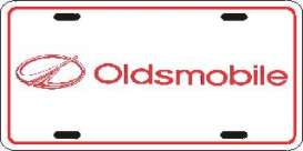 Funny Plates  - Oldsmobile white/red - Tac Signs - 57 - fun57 | Toms Modelautos