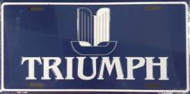 Funny Plates  - Triumph blue/white - Tac Signs - 92D-1087 - fun92D-1087 | Toms Modelautos