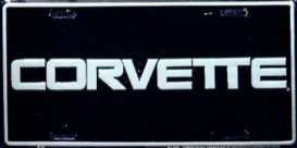 Funny Plates  - Chevrolet black/silver - Tac Signs - 00152 - fun00152 | Toms Modelautos