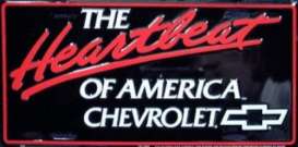 Funny Plates  - Chevrolet black/red/white - Tac Signs - SLACH - funSLACH | Toms Modelautos