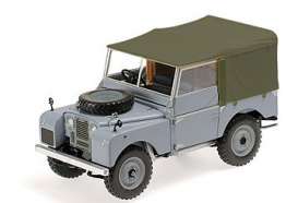 Land Rover  - 1948 grey - 1:18 - Minichamps - 150168913 - mc150168913 | Toms Modelautos