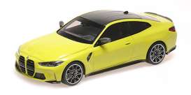 BMW  - M4 2020 yellow - 1:18 - Minichamps - 155020120 - mc155020120 | Toms Modelautos