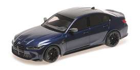 BMW  - M3 2020 blue - 1:18 - Minichamps - 155020201 - mc155020201 | Toms Modelautos