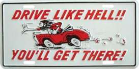 Funny Plates  - Humor white/red - Tac Signs - 023 - fun023 | Toms Modelautos