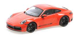 Porsche  - 911 Carrera 4S 2019 orange - 1:18 - Minichamps - 155067327 - mc155067327 | Toms Modelautos