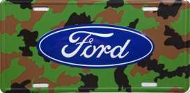 Funny Plates  - Ford camo/blue - Tac Signs - MC50141D - funMC50141D | Toms Modelautos