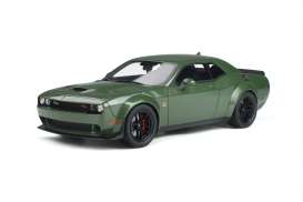 Dodge  - Challenger R/T Widebody 2020 green - 1:18 - GT Spirit - GT815 - GT815 | Toms Modelautos