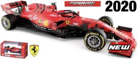 Ferrari  - 2020 red - 1:43 - Bburago - 36823v - bura36823v | Toms Modelautos