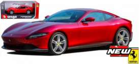 Ferrari  - Roma red - 1:24 - Bburago - 26029 - bura26029r | Toms Modelautos