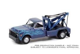 Chevrolet  - C-30 1969 blue/black - 1:64 - GreenLight - 46080A - gl46080A | Toms Modelautos