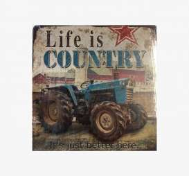 Tac Signs  - Tractor brown/blue/red - Tac Signs - LDME99 - tacLDME99 | Toms Modelautos