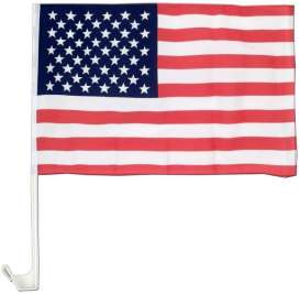 Accessoires  - Car Window USA Flag white/blue/red - Americana Memorobilia - FL8673 - FlagWFL8673 | Toms Modelautos