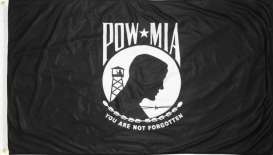 Accessoires  - POW-MIA Flag black/white - Americana Memorobilia - F83005 - FlagF83005 | Toms Modelautos