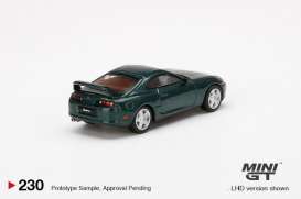 Toyota  - Supra 2020 green - 1:64 - Mini GT - 00230-L - MGT00230Lhd | Toms Modelautos