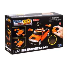 Hummer  - H2 3D Puzzle orange - 1:32 - Happy Well - 57100 - happy57100 | Toms Modelautos