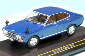 Nissan  - Violet 1973 blue - 1:43 - First 43 - F43143 - F43-143 | Toms Modelautos