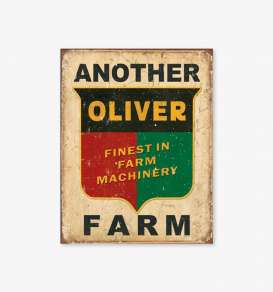 Tac Signs  - Tractor, Oliver red/green/beige - Tac Signs - D1775 - tacD1775 | Toms Modelautos