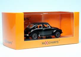 Volkswagen  - 1303 1974 black - 1:43 - Maxichamps - 940055100 - mc940055100 | Toms Modelautos