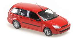 Ford  - Focus Turnier 1998 red - 1:43 - Maxichamps - 940087010 - mc940087010 | Toms Modelautos