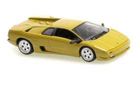 Lamborghini  - Diablo 1994 yellow - 1:43 - Maxichamps - 940103571 - mc940103571 | Toms Modelautos