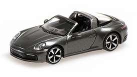 Porsche  - 911 (992) Targa 4 2020 green metallic - 1:87 - Minichamps - 870069064 - mc870069064 | Toms Modelautos