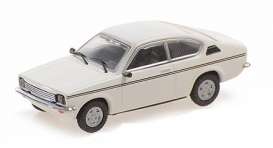 Opel  - Kadett Coupe 1973 white - 1:87 - Minichamps - 870040122 - mc870040122 | Toms Modelautos