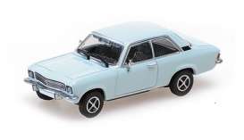 Opel  - Ascona 1970 light blue  - 1:87 - Minichamps - 870040001 - mc870040001 | Toms Modelautos