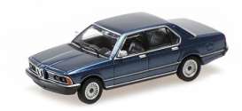 BMW  - 733i (E23) 1977 blue metallic - 1:87 - Minichamps - 870020402 - mc870020402 | Toms Modelautos