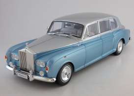 Rolls Royce  - light blue/silver - 1:18 - Kyosho - 8905lbs - kyo8905lbs | Toms Modelautos