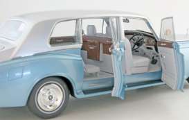 Rolls Royce  - light blue/silver - 1:18 - Kyosho - 8905lbs - kyo8905lbs | Toms Modelautos