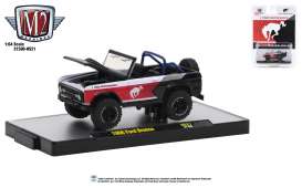 Ford  - Bronco 1966 black/red/white - 1:64 - M2 Machines - 31500HS21 - M2-31500HS21 | Toms Modelautos