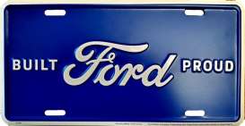 Funny Plates  - Ford blue/silver - Tac Signs - SL2798 - funSL2798 | Toms Modelautos