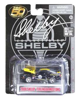 Shelby  - Mustang 2008 black/yellow - 1:64 - Shelby Collectibles - SC-753 - shelby753b | Toms Modelautos