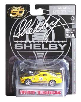 Shelby  - Mustang 2008 yellow/black - 1:64 - Shelby Collectibles - SC-753 - shelby753y | Toms Modelautos