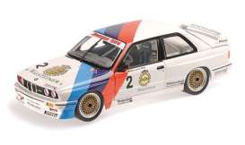 BMW - M3 1987 white/blue/red - 1:18 - Minichamps - 155872002 - mc155872002 | Toms Modelautos BMW - M3 1987 white/blue/red - 1:18 - Minichamps - 155872002 - mc155872002 | Toms Modelautos
