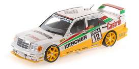 Mercedes Benz  - 190E 2.5-16 EVO 2 1992 white/yellow - 1:18 - Minichamps - 155923612 - mc155923612 | Toms Modelautos