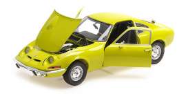 Opel  - GT 1970 yellow - 1:18 - Minichamps - 180049032 - mc180049032 | Toms Modelautos