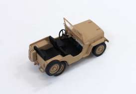 Jeep Willys - 1953 desert sand - 1:43 - Triple9 Collection - 43039 - T9-43039 | Toms Modelautos