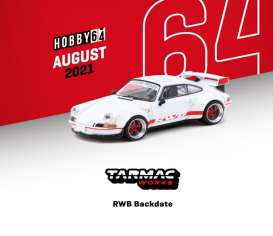 Porsche - RWB Backdate white - 1:64 - Tarmac - T64G-046-WH - TC-T64-046WH | Toms Modelautos Porsche - RWB Backdate white - 1:64 - Tarmac - T64G-046-WH - TC-T64-046WH | Toms Modelautos