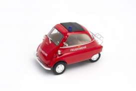 BMW  - Isetta *Feuerwehr* red - 1:18 - Welly - 24096FR - welly24096FRr | Toms Modelautos