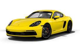 Porsche  - 718 Cayman GTS (982) 2020 yellow - 1:43 - Minichamps - 410069001 - mc410069001 | Toms Modelautos