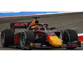 Dallara  - F2 2020 black/red/yellow - 1:43 - Minichamps - 410205507 - mc410205507 | Toms Modelautos