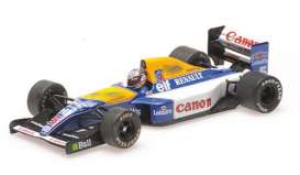 Williams Renault - FW14 1992 blue/yellow/white - 1:43 - Minichamps - 436926605 - mc436926605 | Toms Modelautos