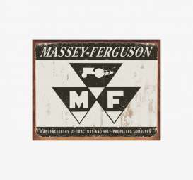 Tac Signs  - Tractor, Massey Ferguson grey/brown - Tac Signs - D1504 - tacD1504 | Toms Modelautos