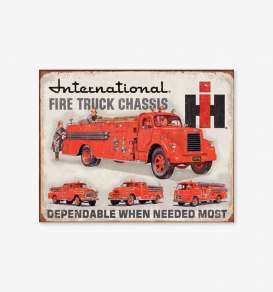 Tac Signs  - International Harvester beige/red - Tac Signs - D1680 - tacD1680 | Toms Modelautos